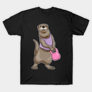 Otter Fitness Dumbbell T-Shirt